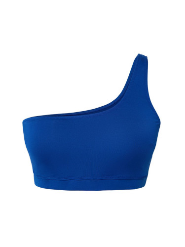 Trendyol Curve Blue One Shoulder Plus Size Bikini Top