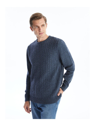 LC Waikiki Crew Neck Long Sleeve Men's Knitwear Sweater - W4gj43z8