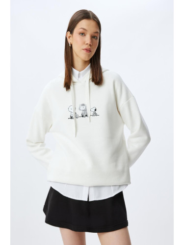 Koton Ecru Women's Sweatshirt