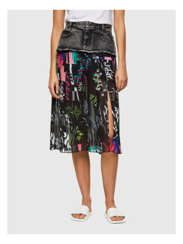 Diesel Skirt - OZOWIEPRINT SKIRT black