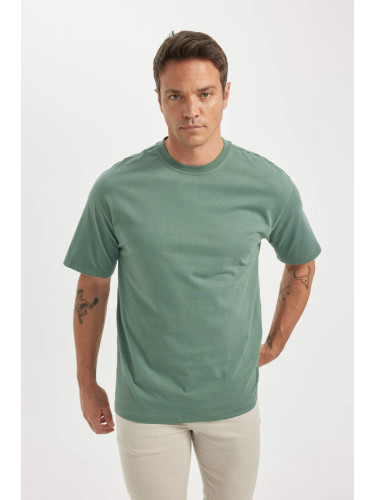 DEFACTO Oversize Fit Crew Neck T-Shirt