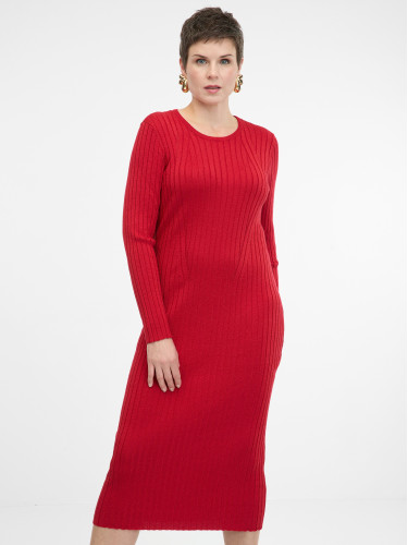 Red women's midi dress ORSAY - Women's