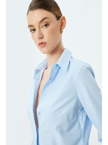 Koton Light Indigo Women's Shirt