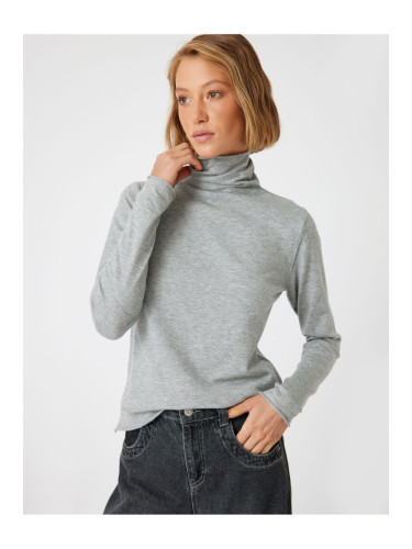 Koton Basic Turtleneck Knitwear Sweater Long Sleeve Soft Texture