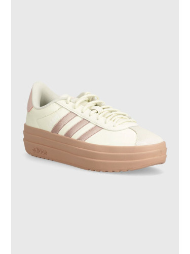 Маратонки adidas Vl Court Bold в бежово IH3080