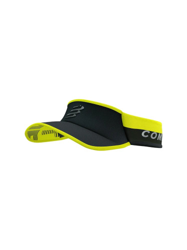 Козирка Compressport Visor Ultralight Flash в черно с десен XHWU1529