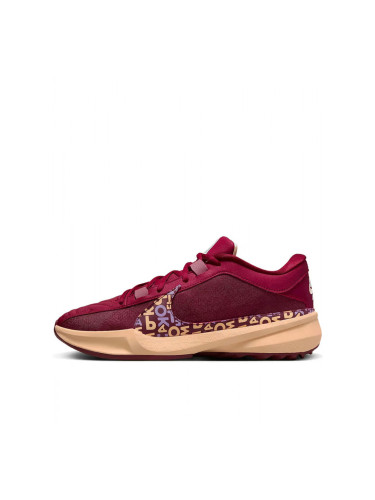 NIKE x Giannis Zoom Freak 5 Alphabet Bros Basketball Shoes Burgundy