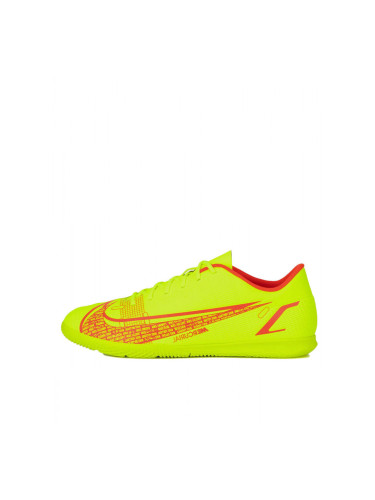 NIKE Mercurial Vapor 14 Club Indoor Football Shoes Volt/Bright Crimson