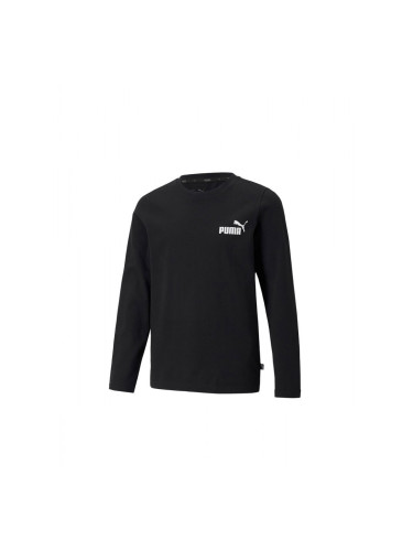 PUMA Essentials No. 1 Logo Long Sleeve Tee Black