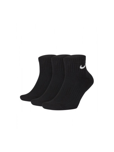 NIKE 3-Pack Everyday Ankle Cushion Socks Black