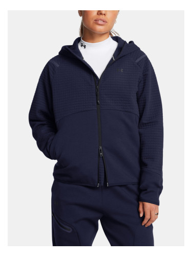 Under Armour Unstoppable Fleece Grid FZ Sweatshirt Sin