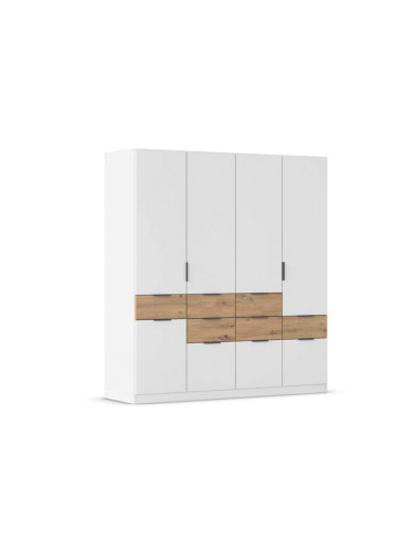 БЯЛ ЧЕТИРИКРИЛ ГАРДЕРОБ ЛУКА ПДЧ 181/54/197 СМ