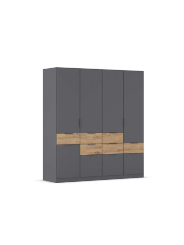 СИВ ЧЕТИРИКРИЛ ГАРДЕРОБ ЛУКА ПДЧ 181/54/197 СМ