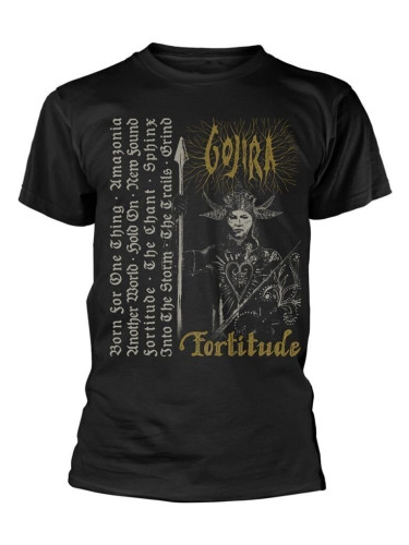 Gojira Риза Fortitude Tracklist Unisex Black M