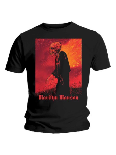 Marilyn Manson Риза Mad Monk Unisex Black S