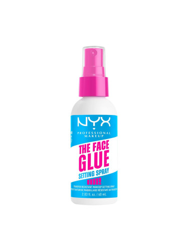 NYX Professional Makeup The Face Glue Setting Spray Фиксатор за грим за жени 60 ml