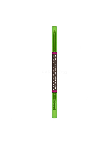 NYX Professional Makeup Blade & Shade Dual Edge Brow Pencil Молив за вежди за жени 0,06 g Нюанс 05 Ash Brown