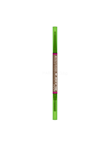 NYX Professional Makeup Blade & Shade Dual Edge Brow Pencil Молив за вежди за жени 0,06 g Нюанс 04 Taupe