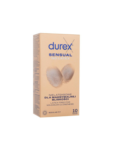 Durex Sensual No Latex Презерватив за мъже 10 бр