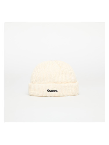 Шапка Queens Essentials Beanie Off White Universal
