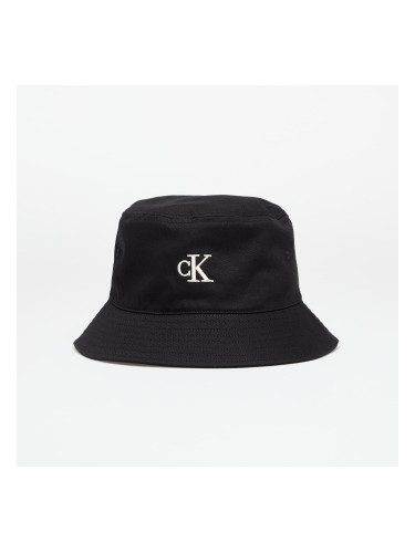 Шапка Calvin Klein Jeans Embroidered Monogram Bucket Hat Black Universal