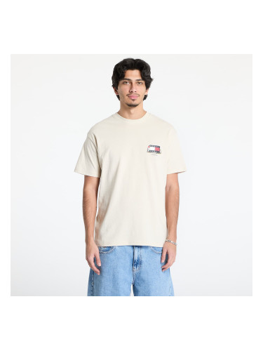 Тениска Tommy Jeans Rlx Novelty 1 Tee Beige L