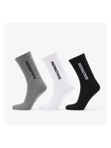 Чорапи Salomon Everyday Crew Socks 3-Pack Black/ White XL