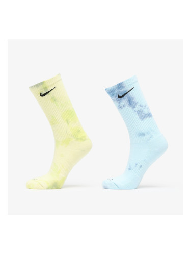 Nike Everyday Plus Cushioned Crew Socks 2-Pack Multi-Color L