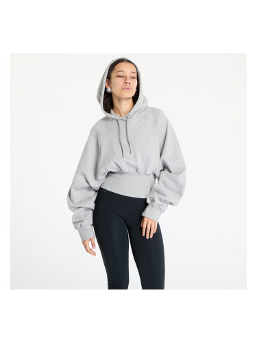 Суитшърт adidas By Stella McCartney Cro-Packed Hoodie Medium Grey Heather L