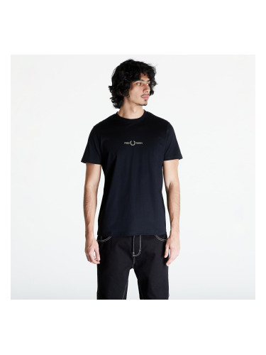 Тениска FRED PERRY Graphic Print T-Shirt Black M