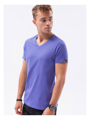 Ombre BASIC classic men's tee-shirt with a serape neckline