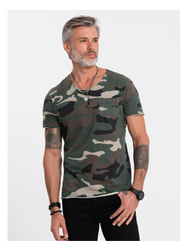 Ombre Men's t-shirt - khaki