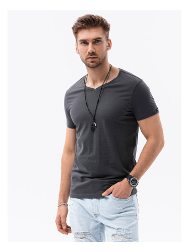 Ombre Men's classic BASIC v-neck T-shirt