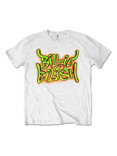 Billie Eilish Риза Graffiti Unisex White M