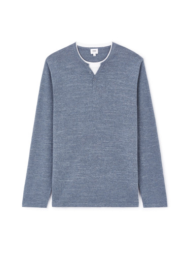 Celio Sweater henley Gelano - Men's