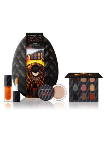 Makeup Revolution X House of Dragon Dragon Glow подаръчен комплект за лице 1 бр.