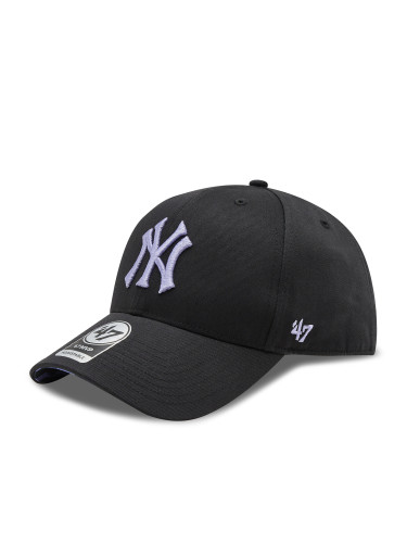 Шапка с козирка 47 Brand Mlb New York Yankees Enamel Twist Under '47 Mvp B-ENLSP17CTP-BK Черен