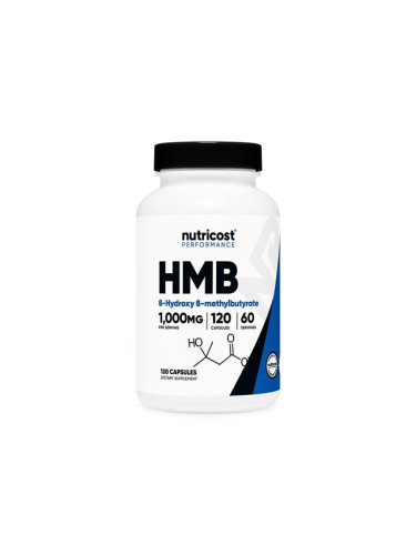 HMB Хидрокси Метил Бутират 500 mg 120 капсули | Nutricost