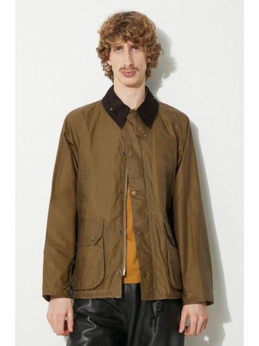 Яке Barbour Wax Deck Jacket в зелено преходен модел MWX2280