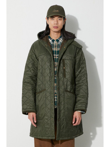 Яке Barbour Overnight Polar Parka в зелено преходен модел MQU1739