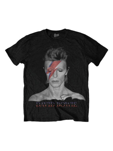 David Bowie Риза Aladdin Sane Unisex Black L