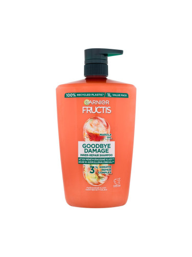 Garnier Fructis Goodbye Damage Repairing Shampoo Шампоан за жени 1000 ml увреден флакон