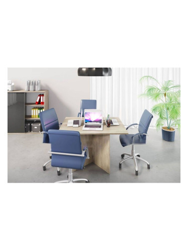 Офис комплект 9050, сонома арвен 629 и MDF сиво кобалт гланц