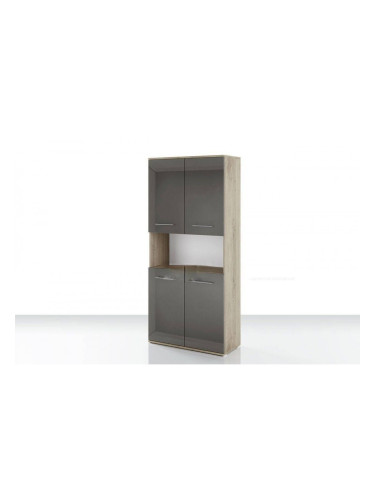 Шкаф BM-Grande 65, сонома арвен и мдф кобалт гланц