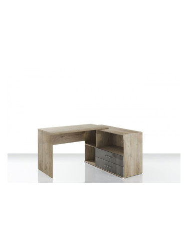 Офис бюро BM-Grande 46, сонома арвен и мдф кобалт гланц