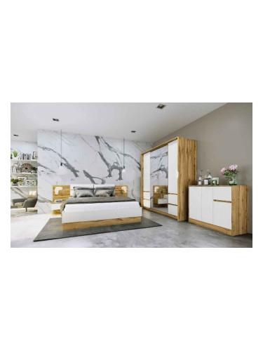 Спален комплект модел 7054, с лед осветление