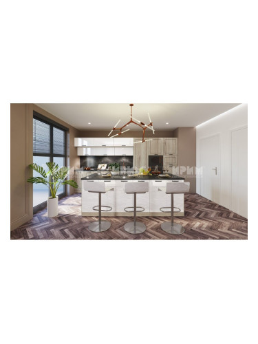 Кухня модел 971, лице МДФ