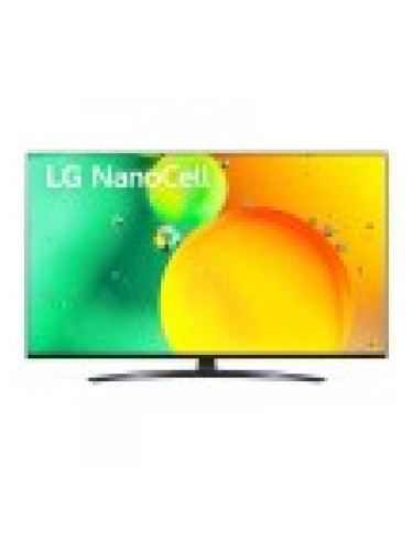 Телевизор LG 65NANO763QA, 65" 4K IPS HDR Smart Nano Cell TV, 3840x2160, Pure Colors, DVB-T2/C/S2, Active HDR ,HDR 10 PRO, webOS Smart TV, ThinQ AI, NVIDIA GeForce, HGiG, WiFi, Clear Voice Pro, Bluetooth 5.0, Miracast / AirPlay2, One Pole stand, Black