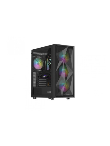 Кутия за компютър Genesis PC Case DIAXID 605 RGB Mini Tower Window, Black