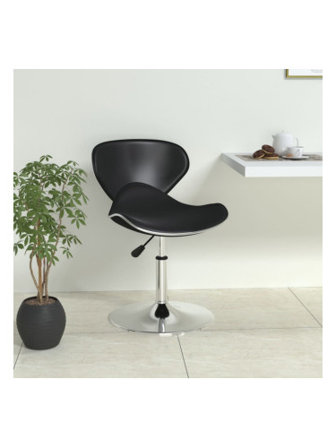 Sonata H Бар табуретка, черна, изкуствена кожа